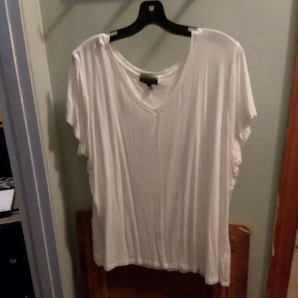 Women's white tee